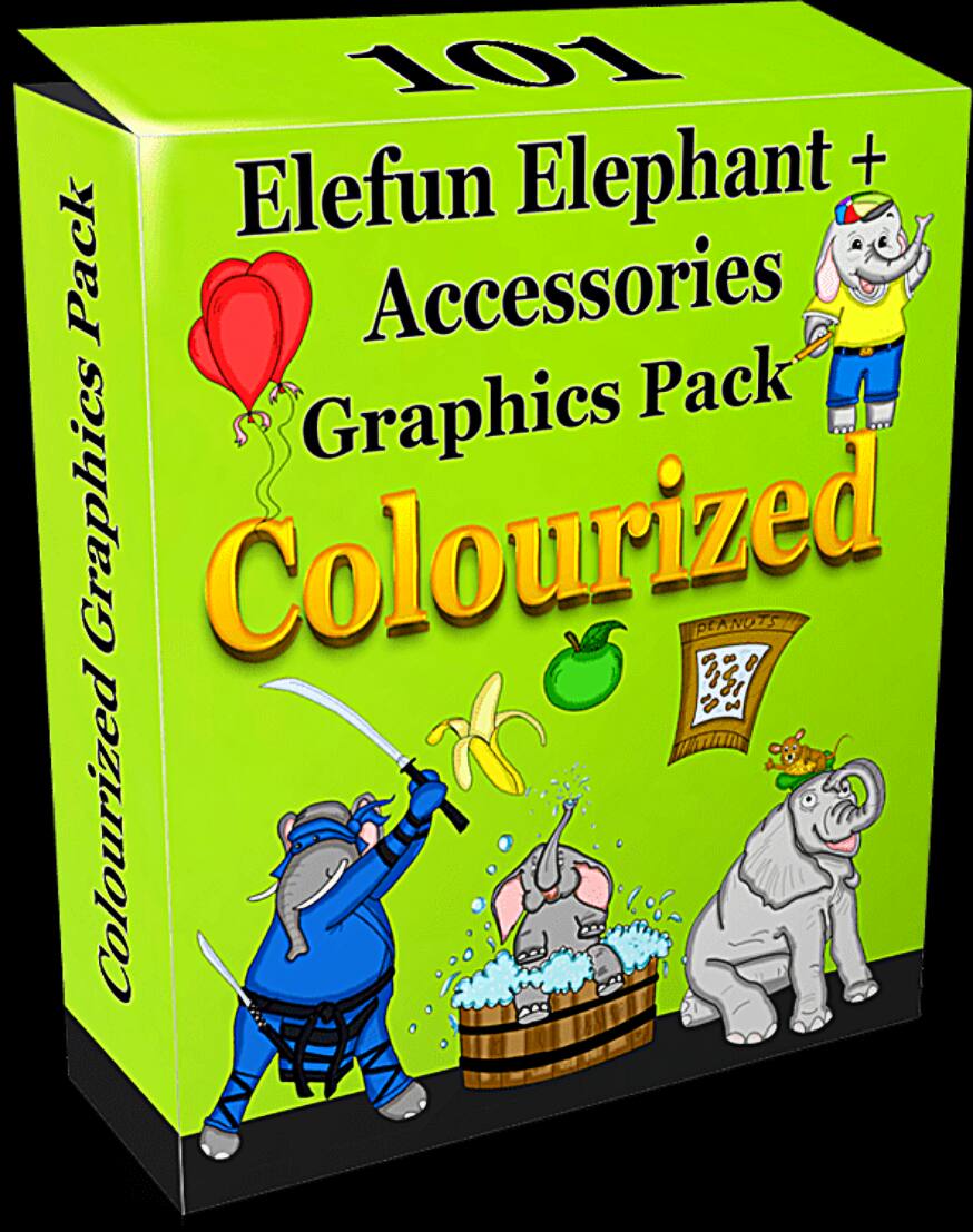 Colourized Pack Box bonus of Graphics creation workshop
