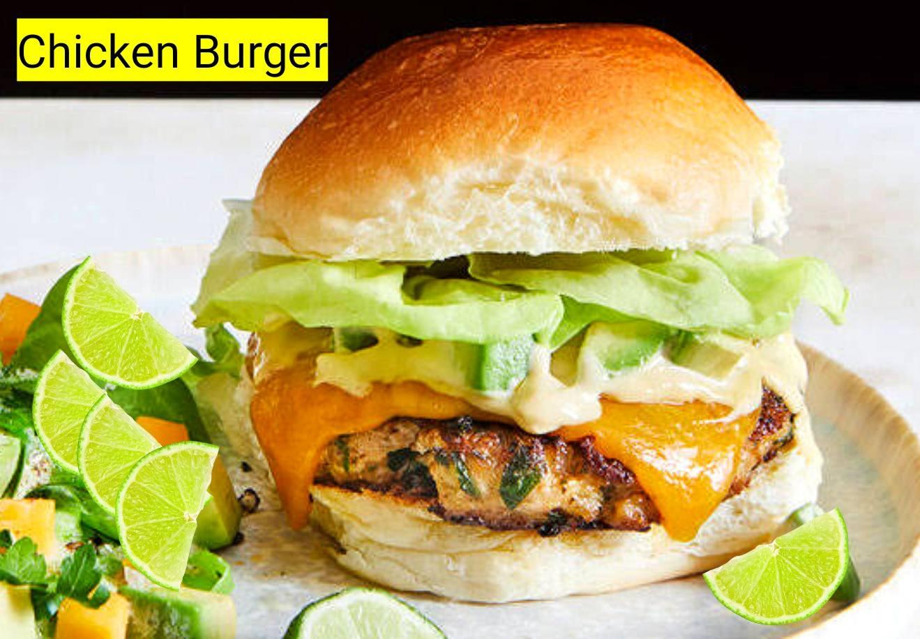 Chicken Burger is What To Eat For Lunch At Home